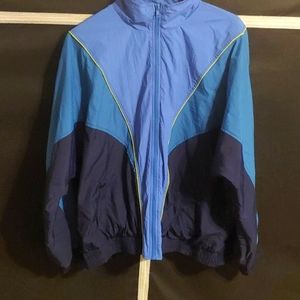 Wild Fable Blue Colorblock Windbreaker